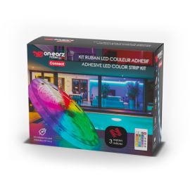 Adhesive LED color strip kit 3M
