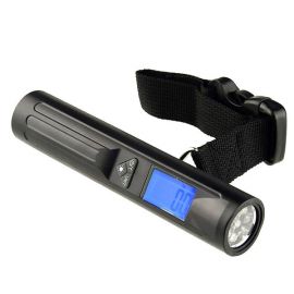Electronic luggage scale with flashlight